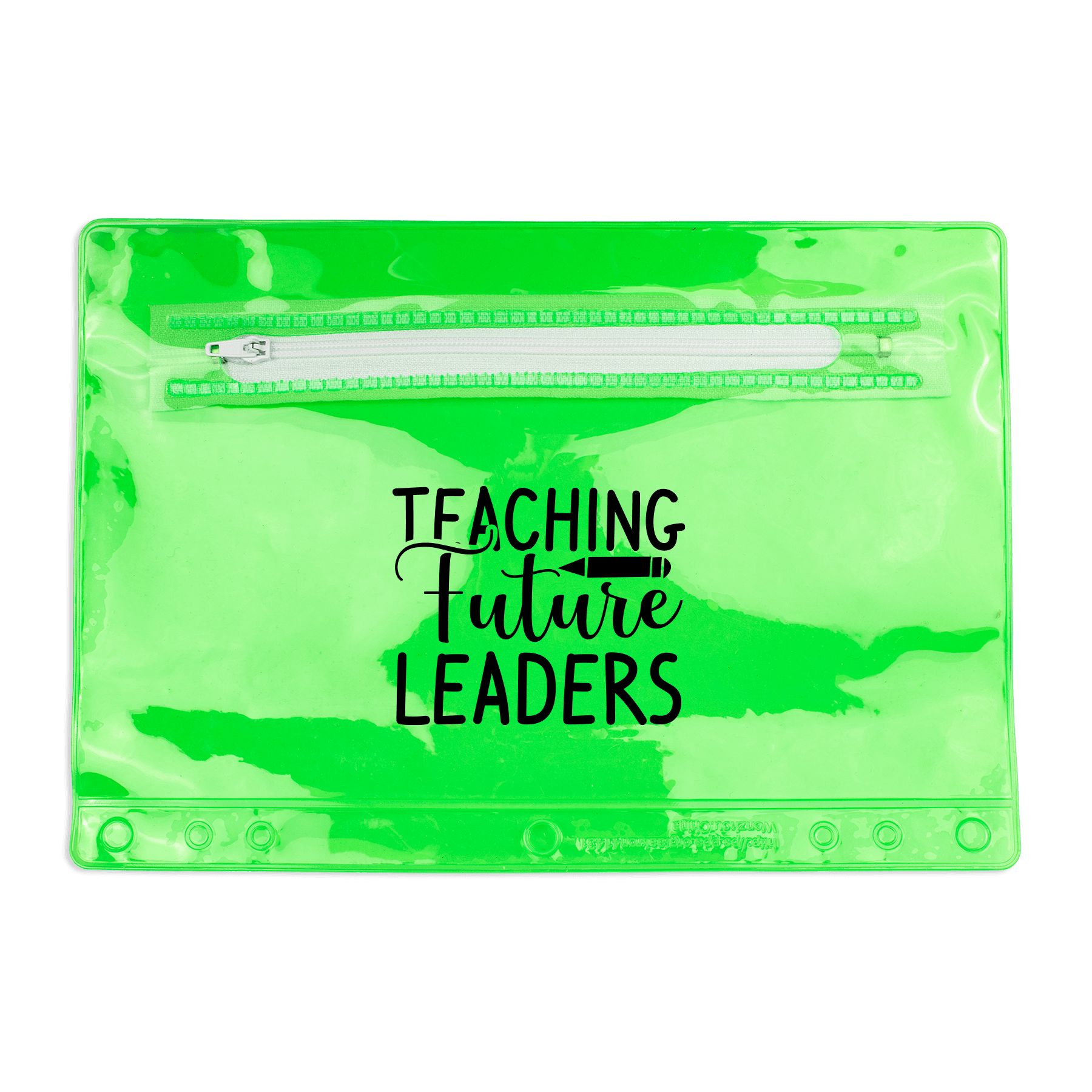 Translucent Green Imprinted